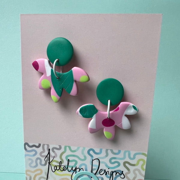 Forest Gum Drops Dangle Studs