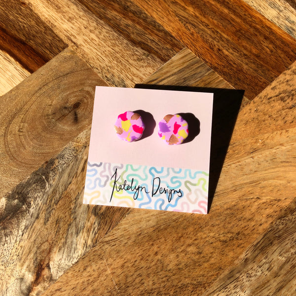 Tutti Frutti L Flower Studs