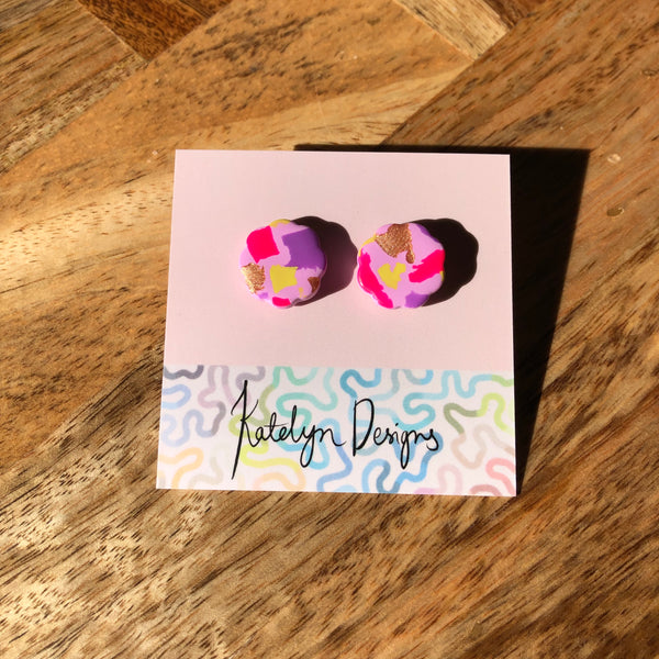 Tutti Frutti L Flower Studs