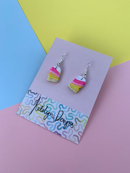 Candy Swirl Arch Dangles