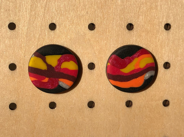 Desert Sunset L Studs