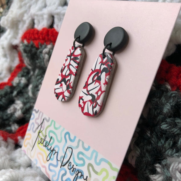 Iconic Geometric Dangle Studs