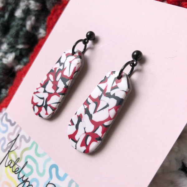 Iconic Geometric Dangle Studs