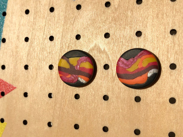 Desert Sunset L Studs