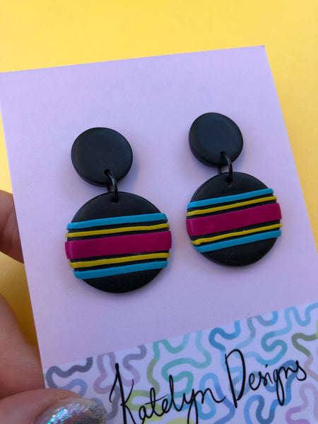 Raised Stripes Dangles